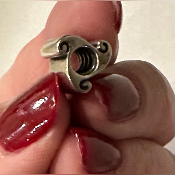 Pandora Best Friends Scroll Charm - Sterling 925 Authentic 790512 Retired - Picture 4 of 10